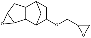 1,2-epoxy-6-(2,3-epoxypropoxy)hexahydro-4,7-methanoindan 结构式