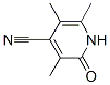 4-Pyridinecarbonitrile,  1,2-dihydro-3,5,6-trimethyl-2-oxo- 结构式