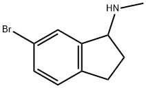 N-甲基氨基-6-溴茚满 结构式