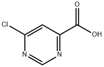 6-氯-4-嘧啶羧酸 结构式