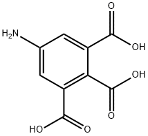 1-氨基苯-3,4,5-三羧酸 结构式