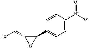 反式-(+)-2,3-环氧-3-(对硝基苯基)-1-丙醇 结构式