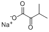3-甲基-2-氧代丁酸钠 结构式