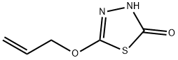 1,3,4-Thiadiazol-2(3H)-one,  5-(2-propenyloxy)-  (9CI) 结构式