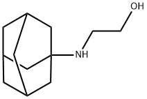 2-(金刚烷-1-基氨基)-乙醇 结构式