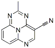 2-Methyl-1,3,6,9b-tetraazaphenalene-4-carbonitrile 结构式