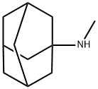 N-甲基-1-金刚烷胺 结构式
