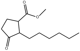 2-己基-3-氧代环戊羧酸甲酯 结构式