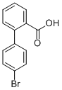 2-联苯-4'-溴-甲酸 结构式