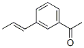 Ethanone, 1-[3-(1-propenyl)phenyl]- (9CI) 结构式