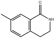 7-甲基-3,4-二氢-2H-异喹啉-1-酮 结构式