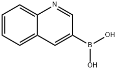 喹啉-4-硼酸 结构式