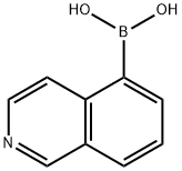 5-异喹啉硼酸 结构式