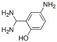 Phenol, 4-amino-2-(diaminomethyl)- (9CI) 结构式