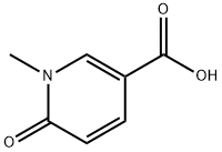 1-甲基-6-氧代-1,6-二氢吡啶-3-羧酸 结构式