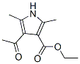 1H-Pyrrole-3-carboxylicacid,4-acetyl-2,5-dimethyl-,ethylester(9CI) 结构式