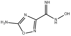 1,2,4-Oxadiazole-3-carboximidamide,5-amino-N-hydroxy- 结构式