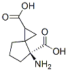 Spiro[2.4]heptane-1,4-dicarboxylic acid, 4-amino-, (4S)- (9CI) 结构式