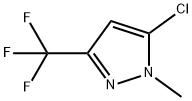3-三氟甲基-1-甲基-1H-5-氯吡唑 结构式