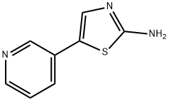 5-(吡啶-3-基)噻唑-2-胺 结构式