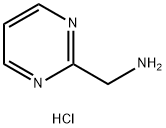 2-氨基甲基嘧啶盐酸盐 结构式