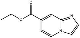 咪唑并[1,2-A]砒啶-7-羧酸乙酯 结构式