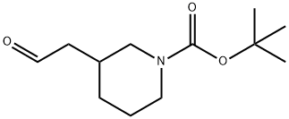 1-BOC-3--哌啶乙醛 结构式