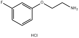 2-(3-氟苯氧基)-1-乙胺(HCL) 结构式