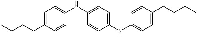 N,N′-双(4-丁基苯基)苯-1,4-二胺 结构式