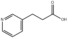 3-(3-吡啶基)丙酸 结构式