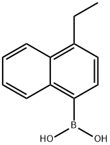 Boronic acid, (4-ethyl-1-naphthalenyl)- (9CI) 结构式