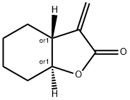 trans-hexahydro-3-methylenebenzofuran-2(3H)-one 结构式