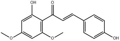 黄卡瓦胡椒素 C 结构式