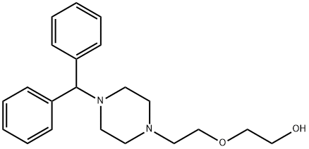 去氯羟嗪 结构式