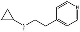 N-环丙基-4-吡啶乙醇胺 结构式