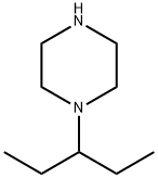 1-(3-戊基)-哌嗪 结构式