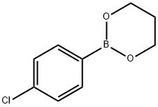 4-氯苯硼酸-1,3-丙二醇酯 结构式