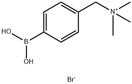 4-(TRIMETHYLAMMONIUM)METHYLPHENYLBORONIC ACID BROMIDE SALT 结构式