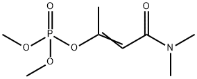 3-(dimethylamino)-1-methyl-3-oxoprop-1-enyl dimethyl phosphate  结构式