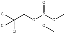 1,1,1-trichloro-2-dimethoxyphosphoryloxy-ethane 结构式