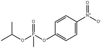 异丙基(4-硝基苯基)甲基膦酸酯 结构式