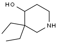 4-Piperidinol, 3,3-diethyl- (9CI) 结构式