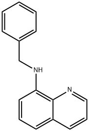 8-(苄氨基)喹啉 结构式