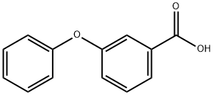 3-苯氧基苯甲酸 结构式