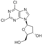 2,6-二氯嘌呤-2'-脱氧核苷 结构式