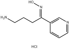 4-AMINO-1-PYRIDIN-3-YLBUTAN-1-ONE OXIME MONOHYDROCHLORIDE 结构式