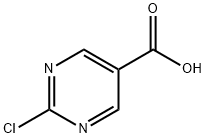 2-氯嘧啶-5-羧酸 结构式