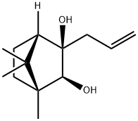 Bicyclo[2.2.1]heptane-2,3-diol, 1,7,7-trimethyl-3-(2-propenyl)-, (1R,2S,3R,4S)- (9CI) 结构式