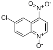 6-CHLORO-4-NITROQUINOLINE-1-OXIDE 结构式