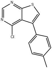 4-氯-5-(对甲苯基)噻唑并[2,3-D]嘧啶 结构式